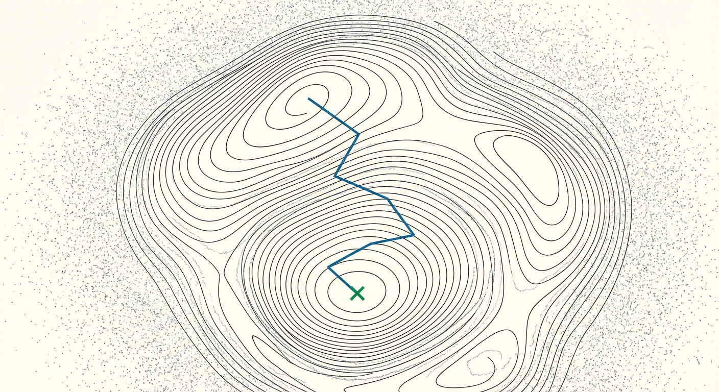 Navigating complex spaces — the potential energy surface Foundation Models search to find stable molecular "recipes"